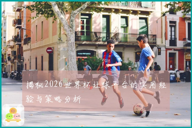 揭秘2026世界杯让球平台的实用经验与策略分析